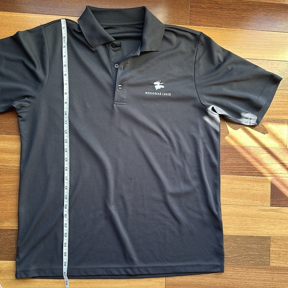 Men’s Moosehead Branded Grey Polo Golf Collared Shirt - Picture 9 of 13